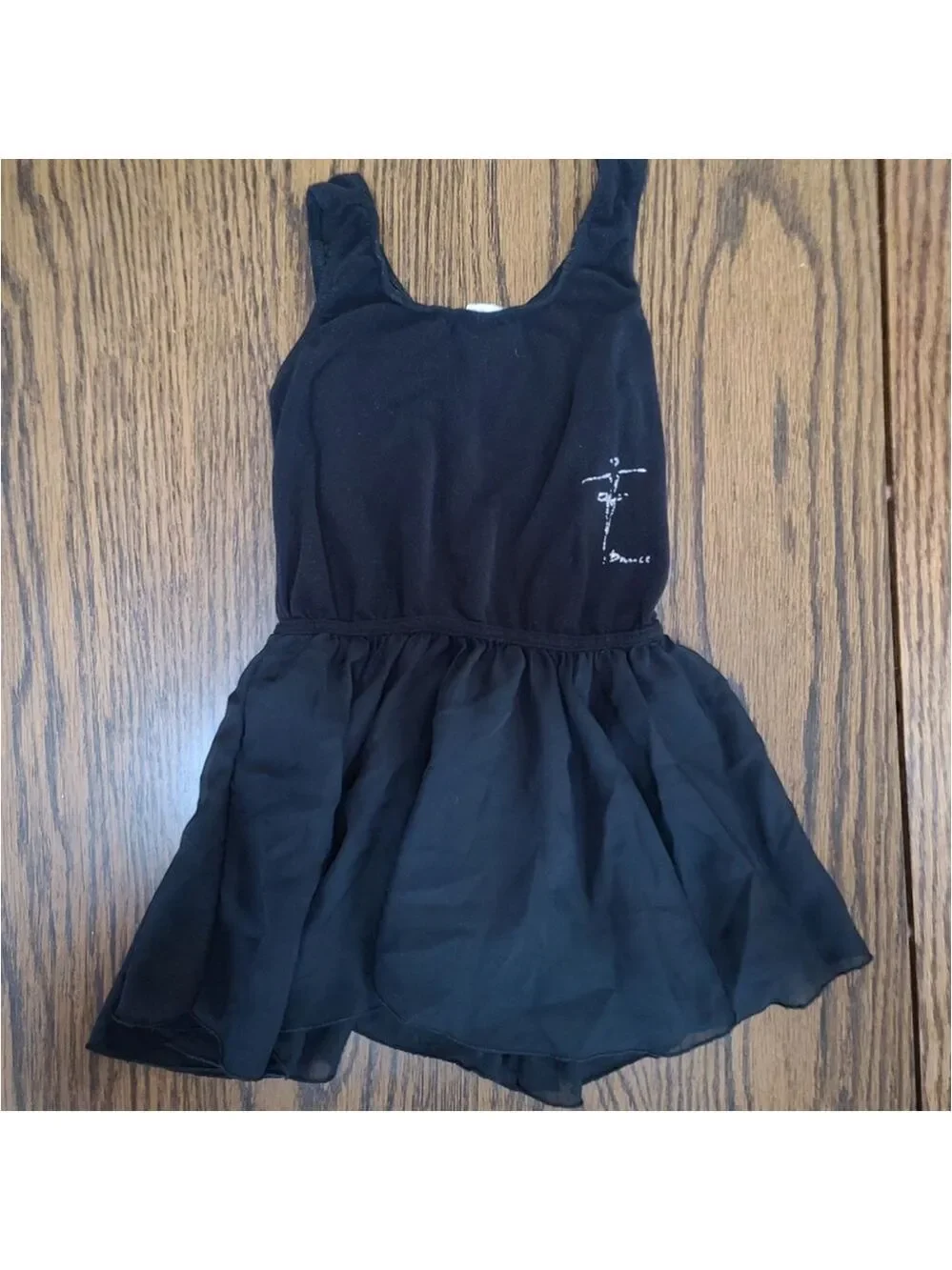 iEFiEL Girls Dance Leotard with Skirt Size 4-6x EUC